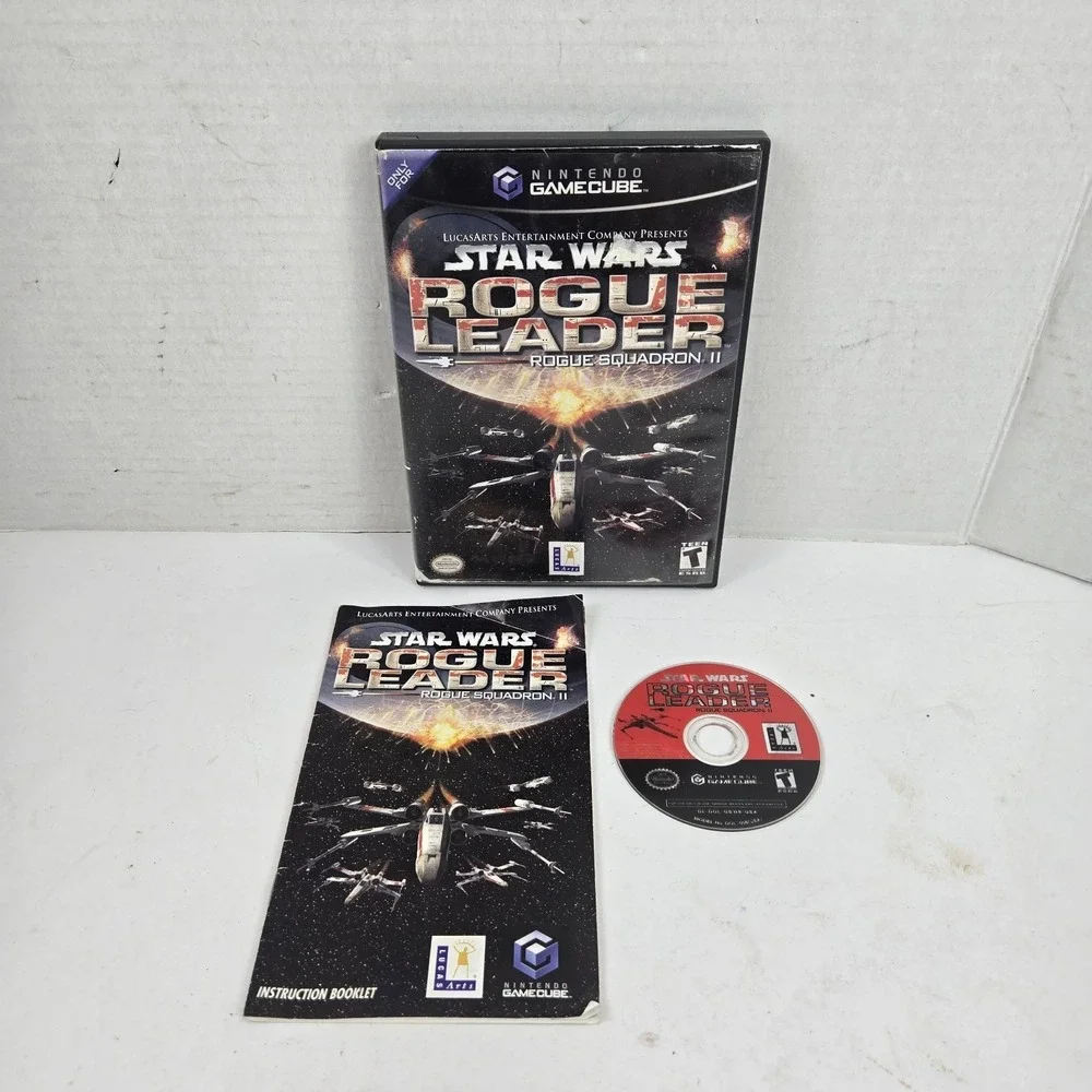 Star Wars: Rogue Leader Rogue Squadron II Nintendo GameCube, 2001 CIB VGC